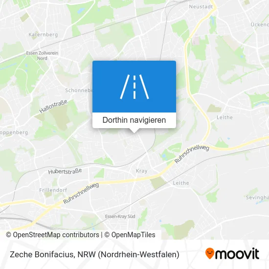 Zeche Bonifacius Karte