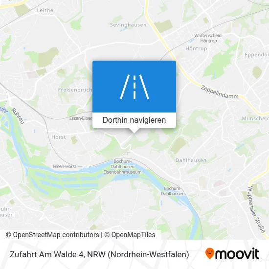 Zufahrt Am Walde 4 Karte