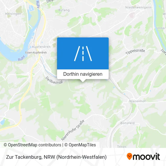 Zur Tackenburg Karte