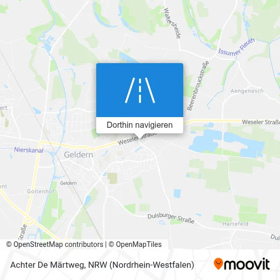 Achter De Märtweg Karte