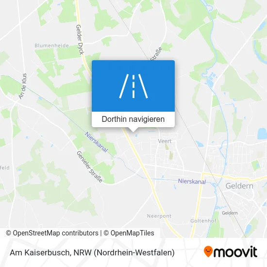 Am Kaiserbusch Karte