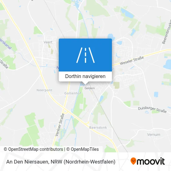 An Den Niersauen Karte