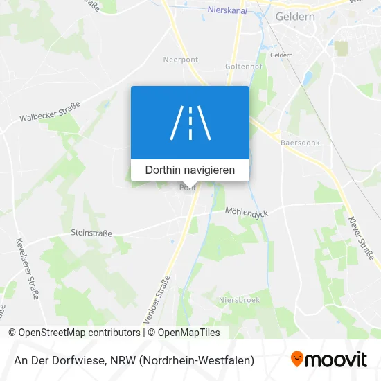 An Der Dorfwiese Karte