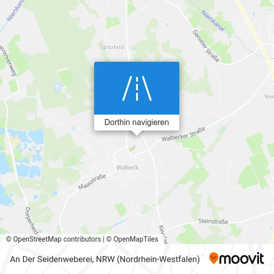 An Der Seidenweberei Karte