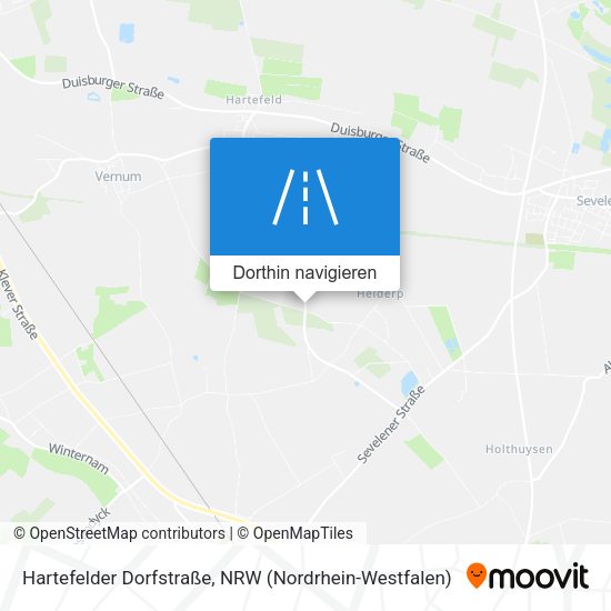 Hartefelder Dorfstraße Karte