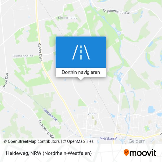 Heideweg Karte