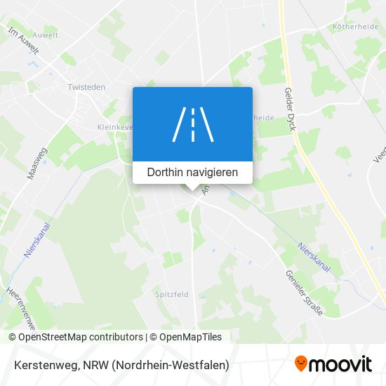 Kerstenweg Karte