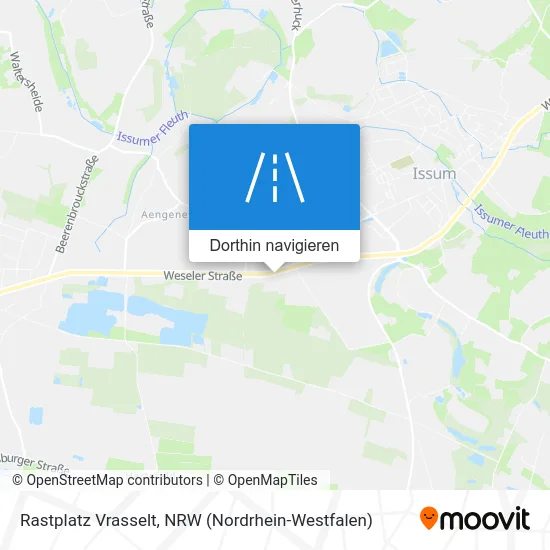 Rastplatz Vrasselt Karte