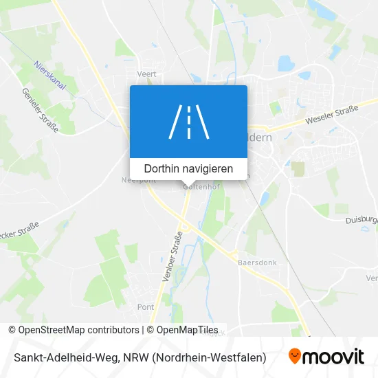 Sankt-Adelheid-Weg Karte