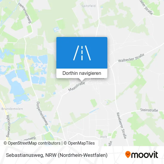 Sebastianusweg Karte