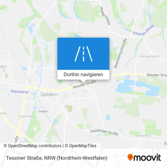 Tessiner Straße Karte