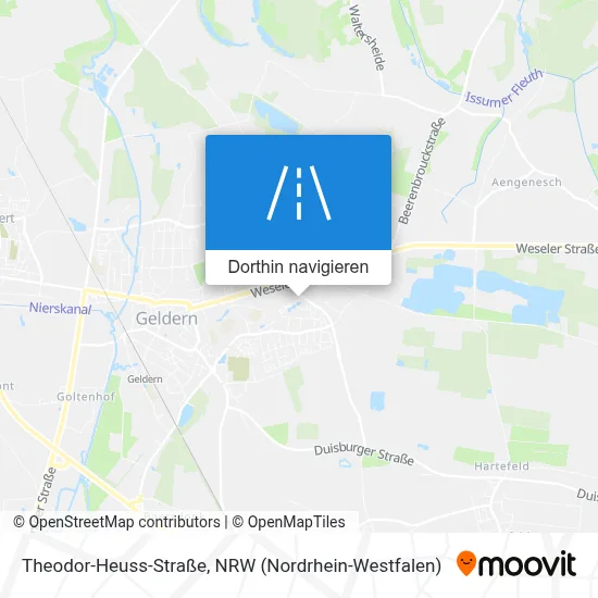 Theodor-Heuss-Straße Karte