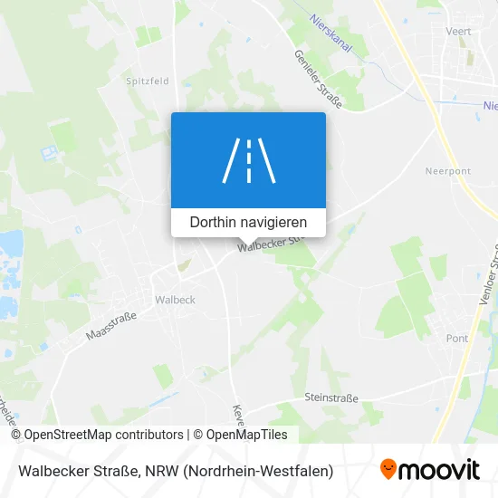 Walbecker Straße Karte
