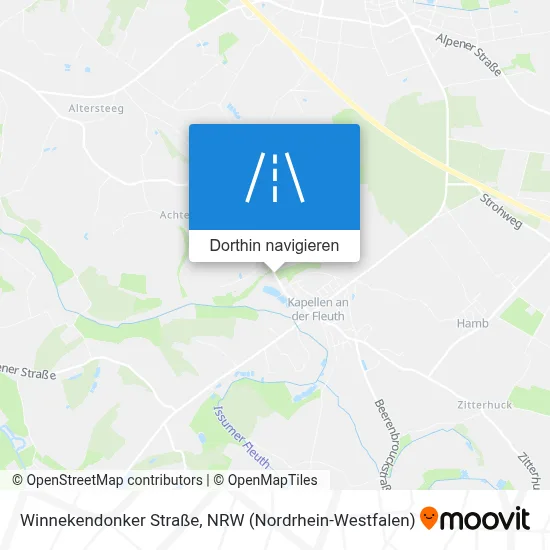 Winnekendonker Straße Karte