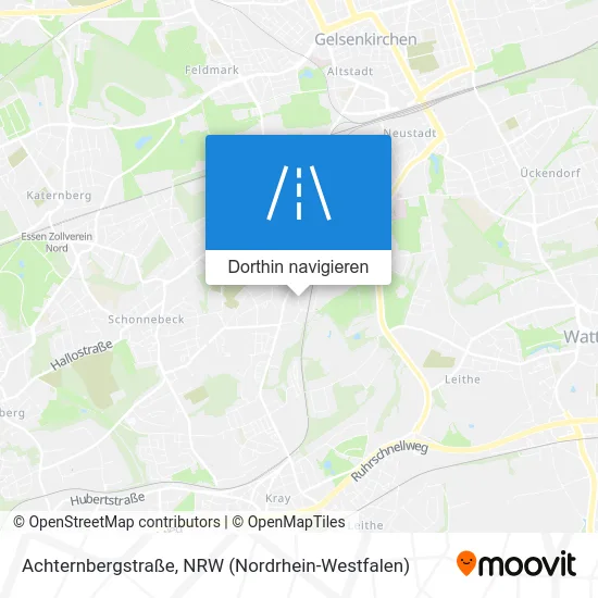 Achternbergstraße Karte