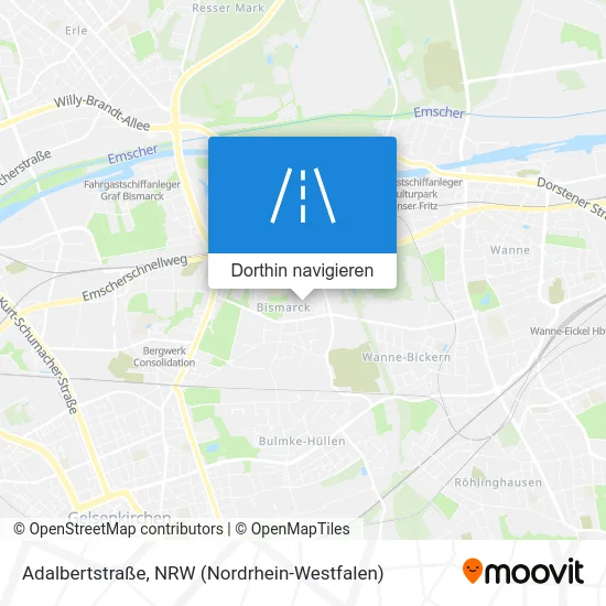 Adalbertstraße Karte