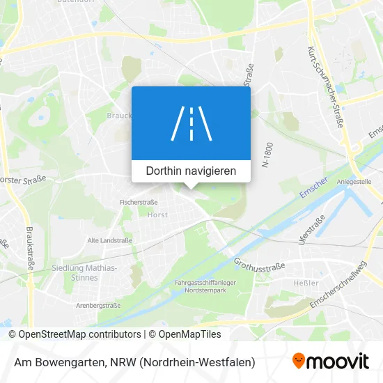 Am Bowengarten Karte