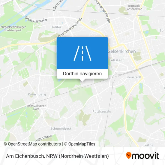 Am Eichenbusch Karte