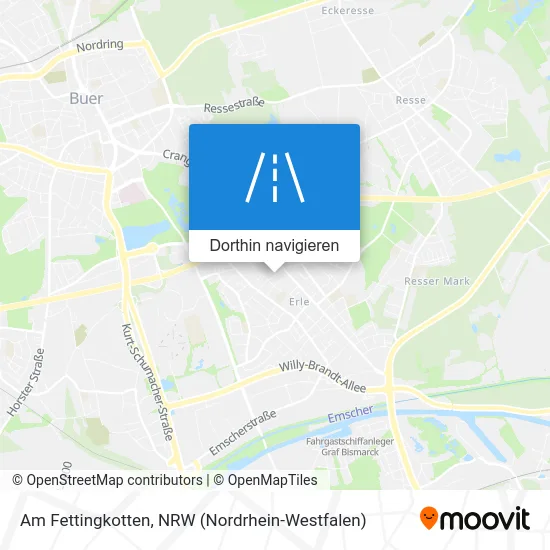Am Fettingkotten Karte