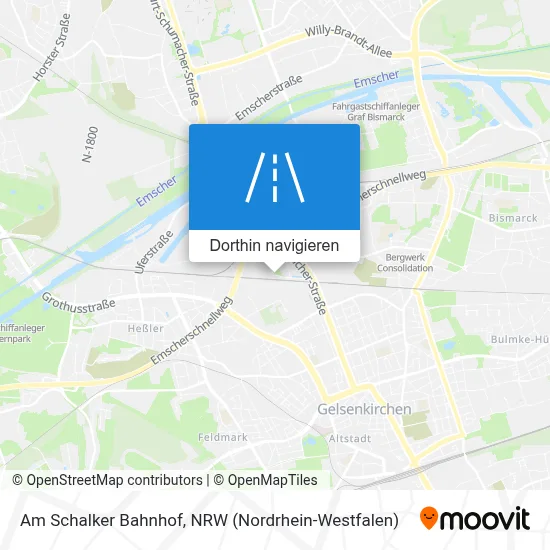 Am Schalker Bahnhof Karte