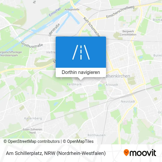 Am Schillerplatz Karte