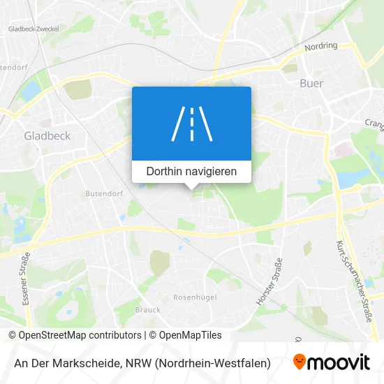 An Der Markscheide Karte