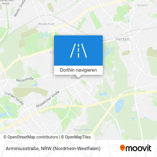 Arminiusstraße Karte