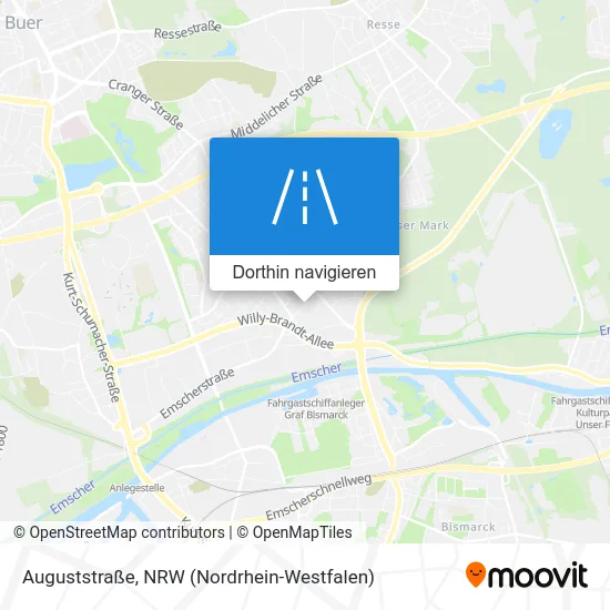 Auguststraße Karte