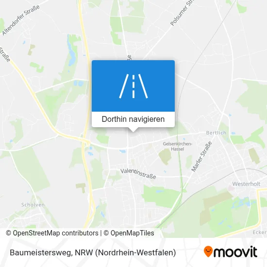 Baumeistersweg Karte