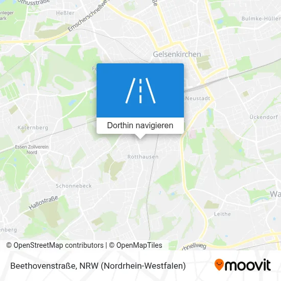 Beethovenstraße Karte