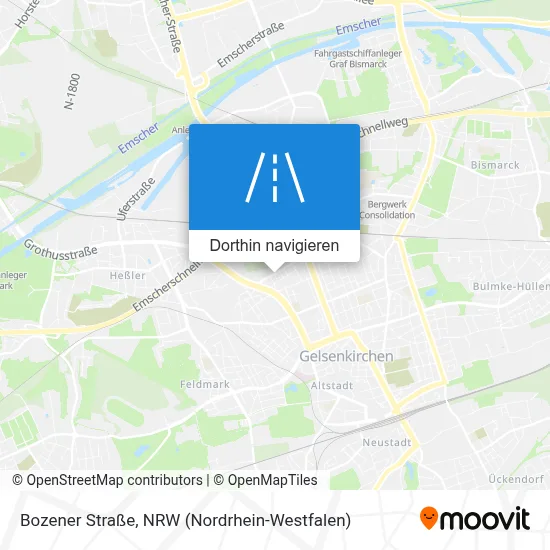 Bozener Straße Karte