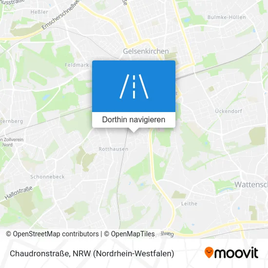 Chaudronstraße Karte