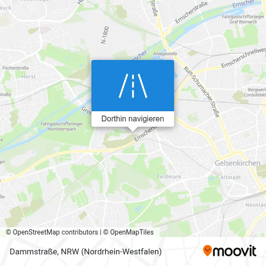 Dammstraße Karte
