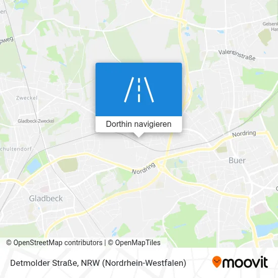 Detmolder Straße Karte
