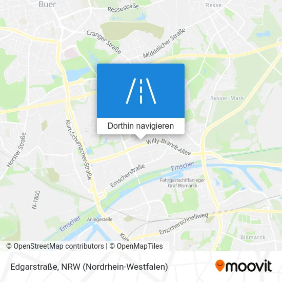 Edgarstraße Karte