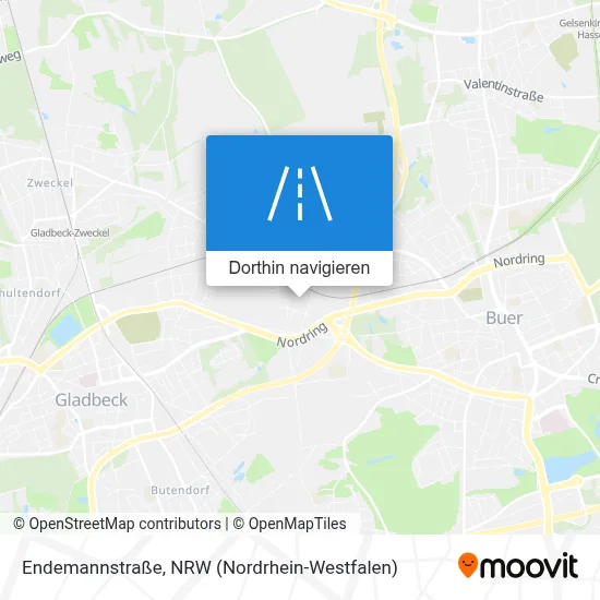 Endemannstraße Karte