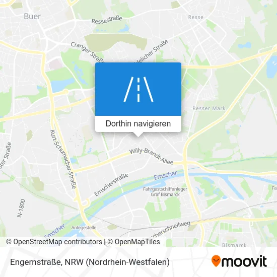 Engernstraße Karte