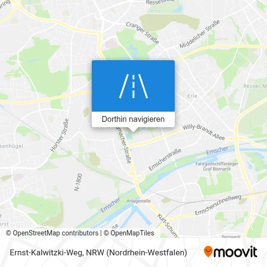 Ernst-Kalwitzki-Weg Karte