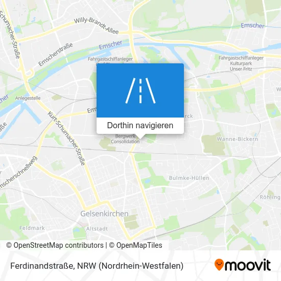 Ferdinandstraße Karte