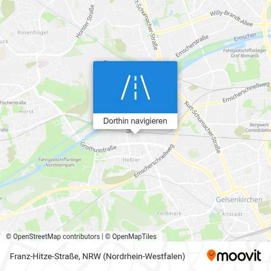 Franz-Hitze-Straße Karte