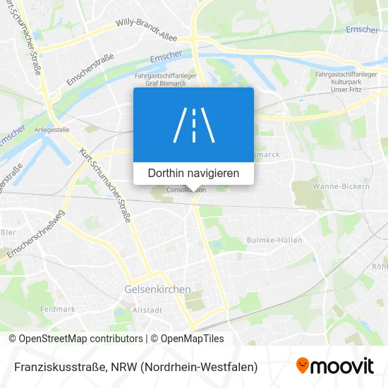 Franziskusstraße Karte