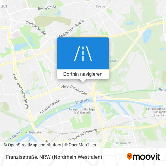 Franzisstraße Karte