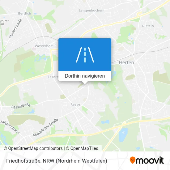 Friedhofstraße Karte