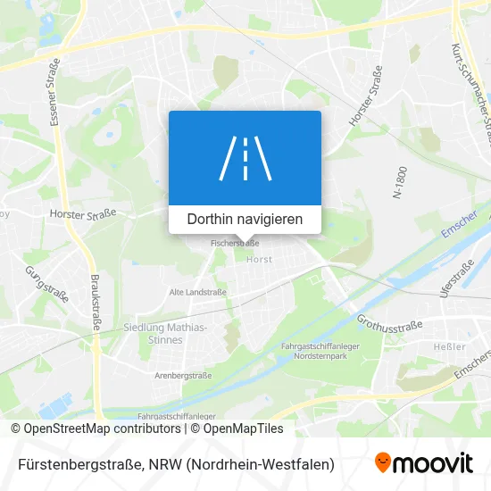 Fürstenbergstraße Karte