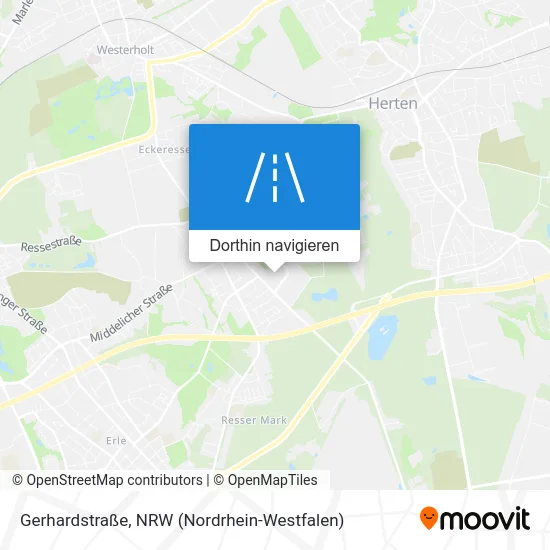 Gerhardstraße Karte