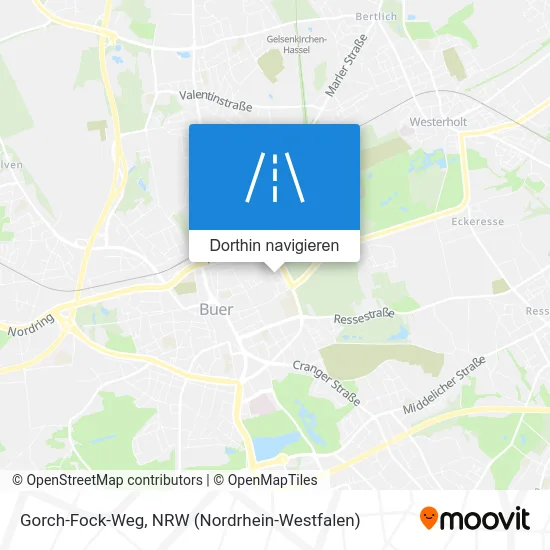 Gorch-Fock-Weg Karte