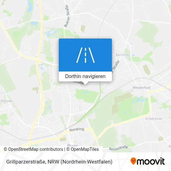 Grillparzerstraße Karte