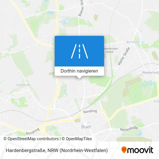 Hardenbergstraße Karte