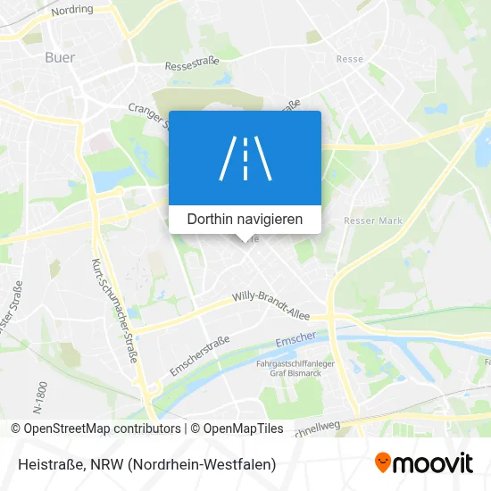 Heistraße Karte