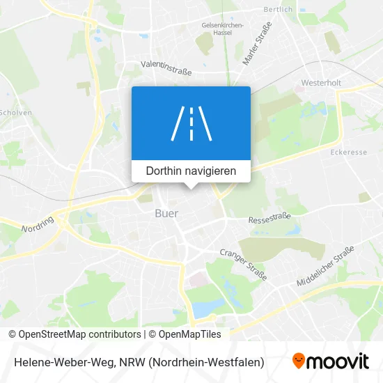 Helene-Weber-Weg Karte